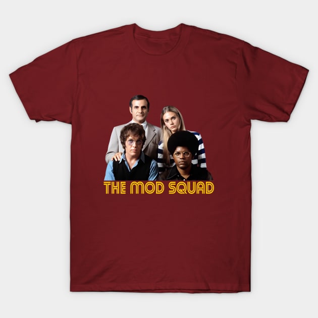 The Mod Squad - Group - 60s/70s Tv Show T-Shirt by wildzerouk